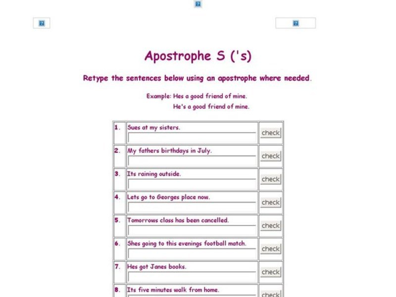 Lesson 89 the apostrophe answer key