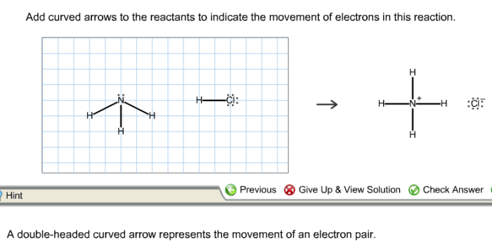 Arrows curved reactant add side reaction sn2 following show transcribed text